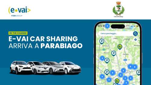 img title Il Comune lancia un servizio di car sharing con vetture ibride in collaborazione con E‑VAI
