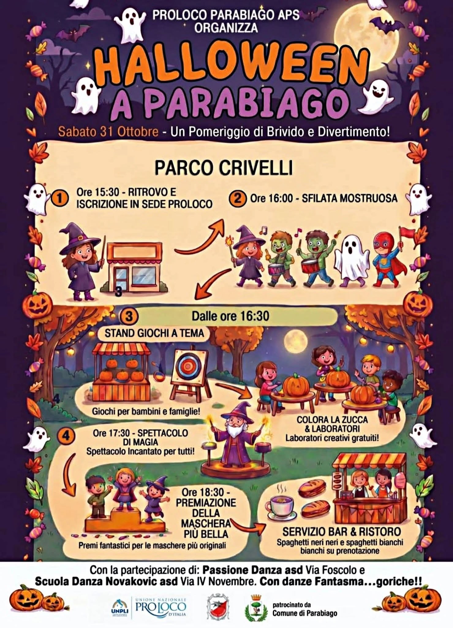 locandina Halloween a Parabiago